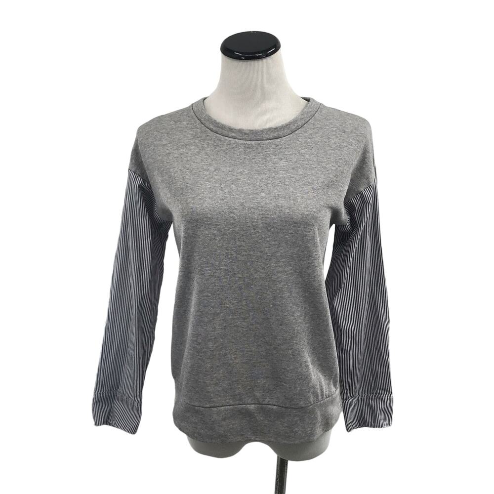 Vineyard Vines Gray Mixed Media Sweatshirt